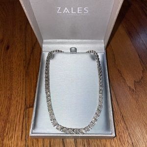 Zales Diamond Tennis Necklace